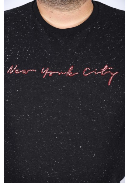 Büyük Beden Sweat New York City 22704-SIYAH fiyatları