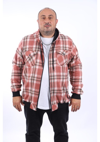 Sweatshirt Oduncu Çıtçıtlı Cepli 22206-YESIL