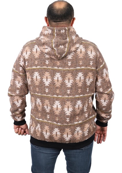 Oduncu Kapüşonlu Sweatshirt Original 22221-KAHVERENGİ modelleri