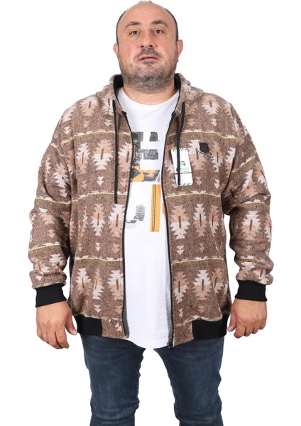 Oduncu Kapüşonlu Sweatshirt Original 22221-KAHVERENGİ