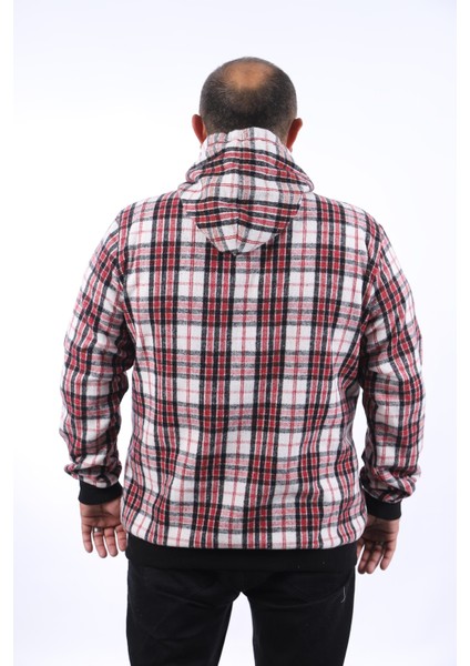 Sweatshirt Oduncu Çıtçıtlı Cepli 22206-BORDO modelleri