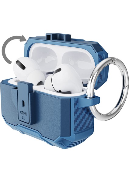 Apple Airpods 3 Için Ultra Korumalı Kancalı Askılı Airbag 27 Silikon