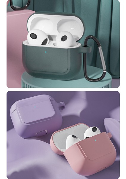 Apple Airpods 3 Için Standart Model Kancalı Silikon Kılıf fırsatları