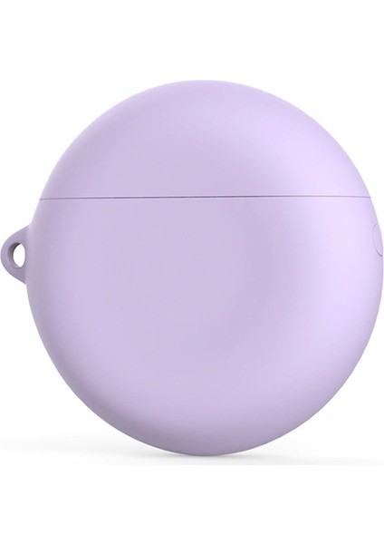 Huawei Free Buds 3 Için Askılı Silikon Mor