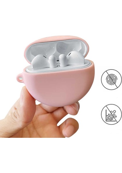 Huawei Free Buds 3 Için Askılı Silikon Siyah