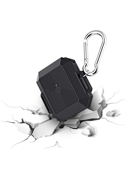 Apple Airpods Için Askılı Ultra Korumalı Armour Silikon Siyah indirimleri