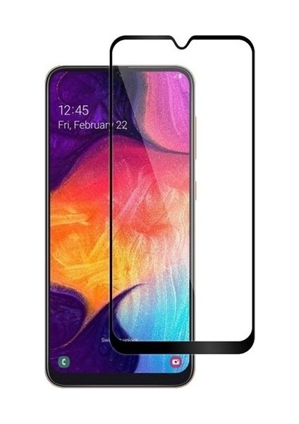 Samsung Galaxy A20E Için Full Yapışan 5d Fiber Nano Siyah