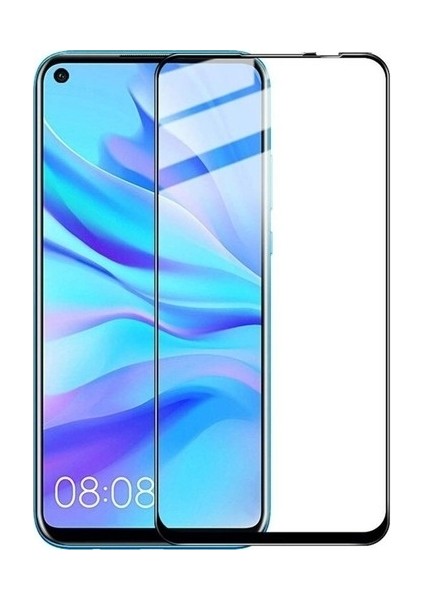Huawei P30 Için Full Yapışan 5d Fiber Nano Siyah
