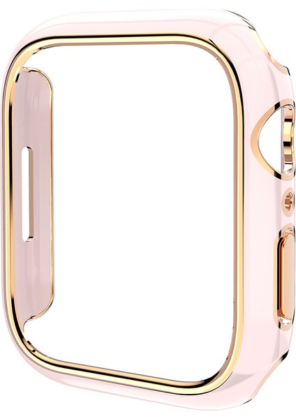 Apple Watch 42 mm Için Seramik Görünümlü Kasa Koruyucu Gard Kapak