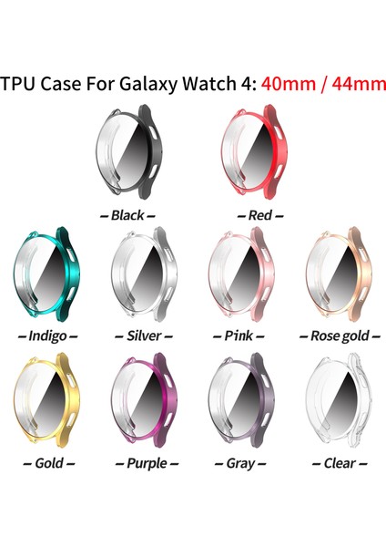Samsung Galaxy Watch 4 Classic 42 mm Için 360 Kapatan Renkli Gard Kapak fiyatları