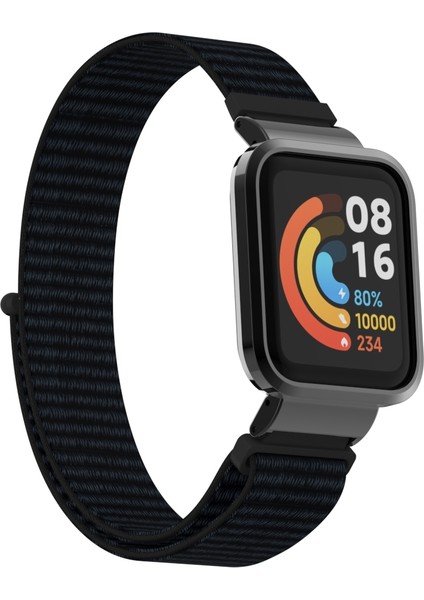 Xiaomi Redmi Watch Için Hasır Desenli Kasalı Kumaş Kordon-Kayış indirimleri