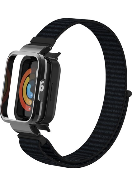 Xiaomi Redmi Watch Için Hasır Desenli Kasalı Kumaş Kordon-Kayış fırsatları