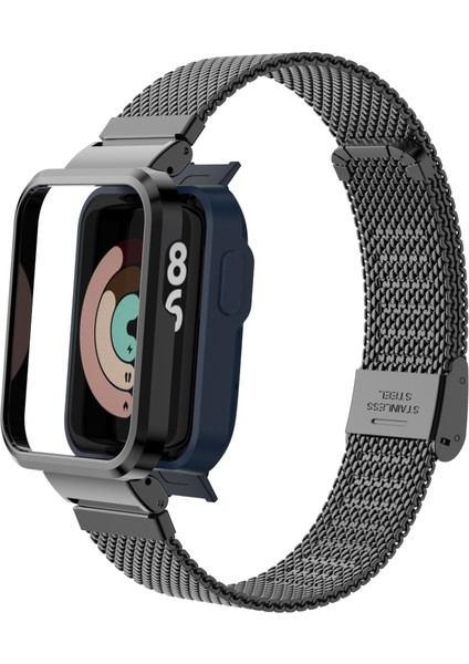 Xiaomi Redmi Watch Için Hasır Metal Kopçalı Kasalı Kordon-Kayış fırsatları