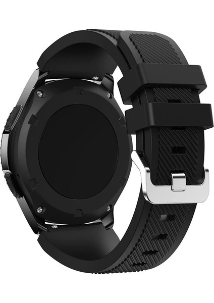 Huawei Watch Gt2 Pro 46MM (22MM) Için Çizgili Silikon Kayış-Kordon