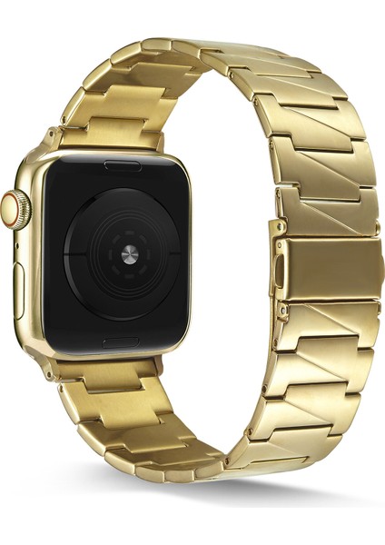 Apple Watch 7 41 mm Için Prizma Model Krd-48 Metal Kayış-Kordon