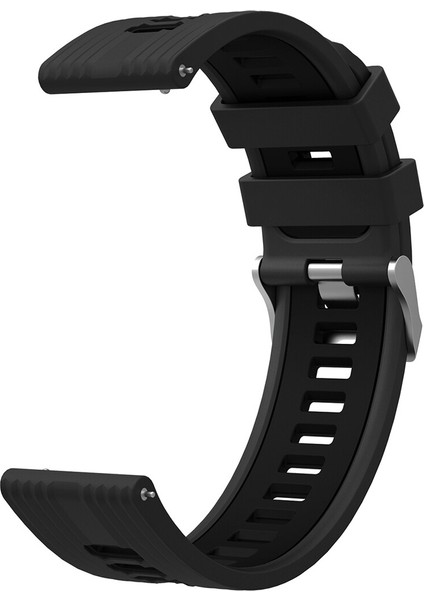 Samsung Galaxy Watch 4 Classic 46 mm (20 Mm) Için 2 Renkli Kademeli Silikon Kordon-Kayış Krd-55