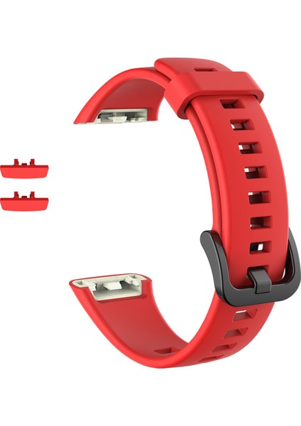 Honor Band 6 Için Renkli Ayarlanabilir Silikon Kordon-Kayış