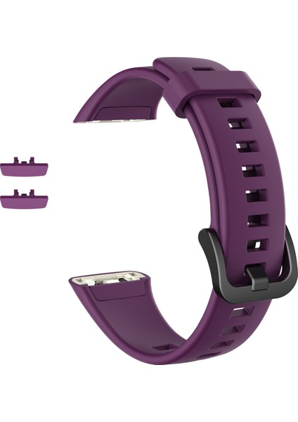 Honor Band 6 Için Renkli Ayarlanabilir Silikon Kordon-Kayış