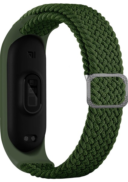 Xiaomi Mi Band 3 Için Örgü Model Renkli Silikon Kordon-Kayış