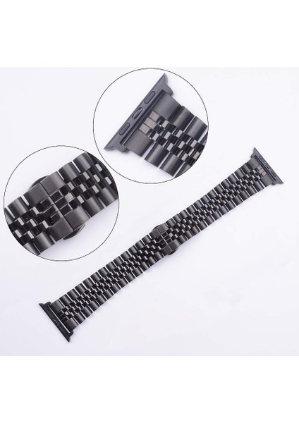 Apple Watch 42 mm Için Renkli Ayarlanabilir Metal (Krd-36) Kordon-Kayış indirimleri