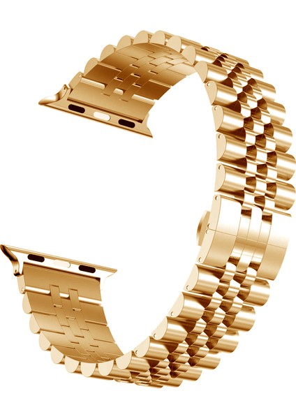 Apple Watch 38 mm Için Renkli Ayarlanabilir Metal (Krd-36) Kordon-Kayış