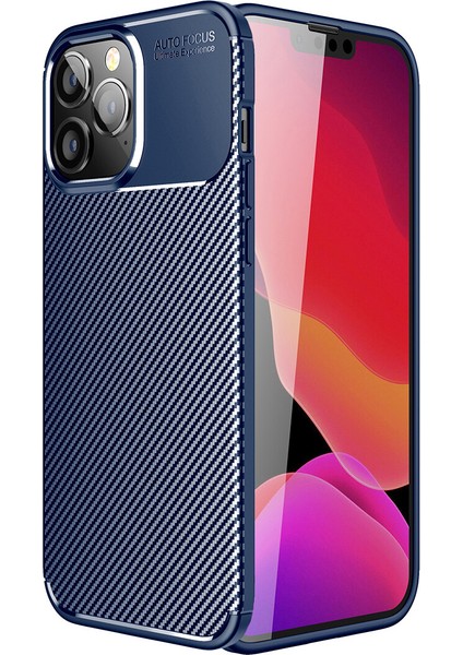 Apple iPhone 14 Pro Kılıf Karbon Desenli Lux Negro Silikon