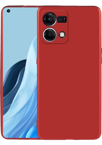 Oppo Reno 7 Kılıf Ultra Ince Mat Silikon