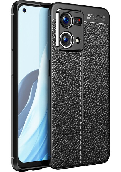 Oppo Reno 7 Kılıf Deri Desenli Lux Niss