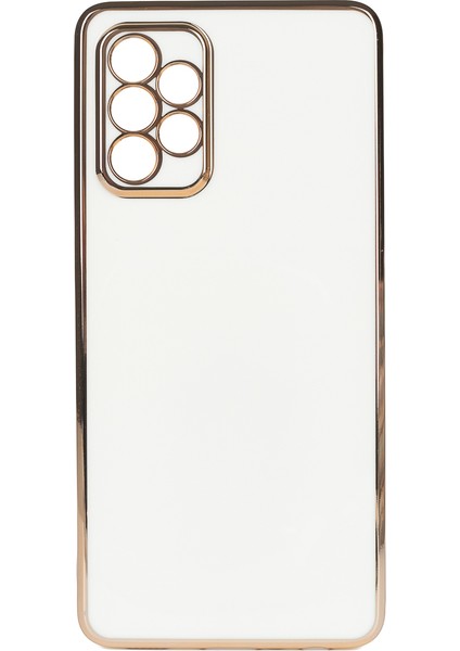 Samsung Galaxy A23 Kılıf Parlak Kenarlı Laser Bark Silikon