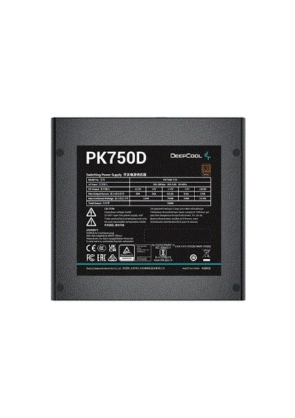 Deepcool PK750D 750W Atx 80+ Bronz Güç Kaynağı