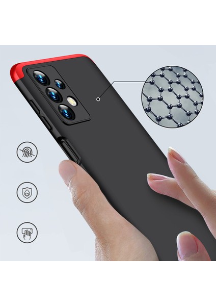 Samsung Galaxy A13 Kılıf 3 Parça 360 Ays Kapak