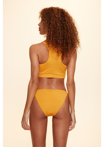 Unıqe Ayarlı Ince Kenarlı Bikini Tek Alt Sarı 229208