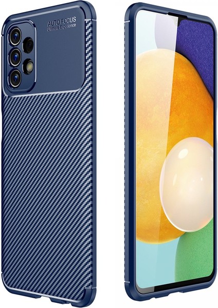 Samsung Galaxy A13 4g Kılıf Rugged Armor Karbon Desenli Tam Koruma Silikon Kapak