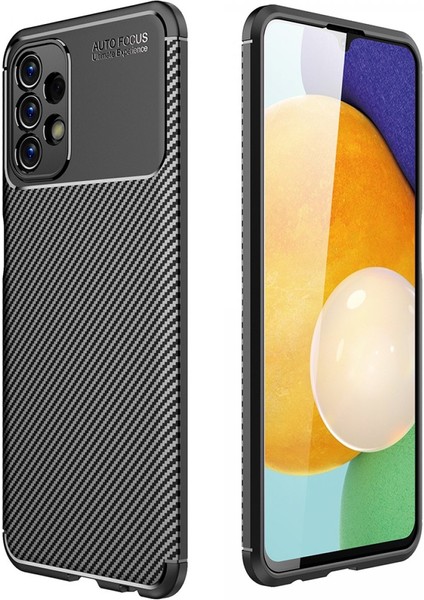 Samsung Galaxy A13 4g Kılıf Rugged Armor Karbon Desenli Tam Koruma Silikon Kapak