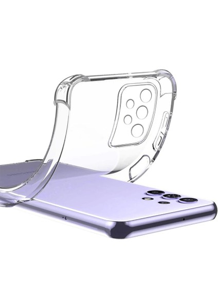Samsung Galaxy S22 Ultra Kılıf Kamera Korumalı Şeffaf Antishock Silikon