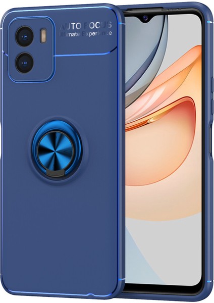 Vivo Y15S Kılıf Yüzüklü Manyetik Ravel Silikon