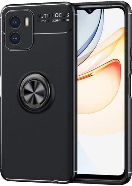 Vivo Y15S Kılıf Yüzüklü Manyetik Ravel Silikon