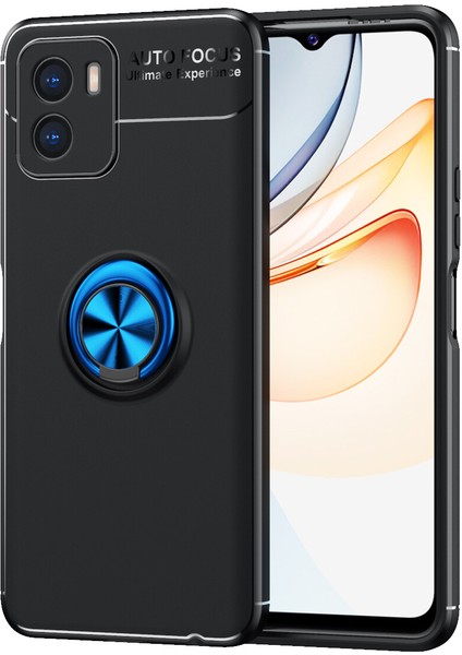 Vivo Y15S Kılıf Yüzüklü Manyetik Ravel Silikon