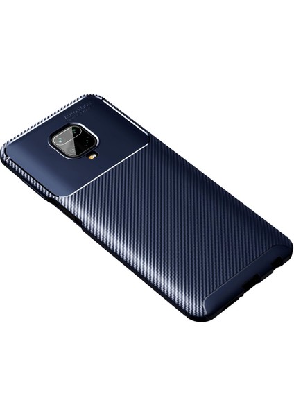 Xiaomi Redmi Note 9s Kılıf Rugged Armor Karbon Desenli Tam Koruma Silikon Kapak