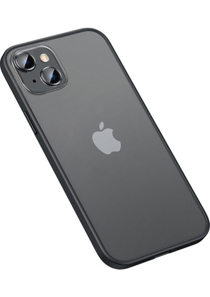 Apple iPhone 13 Kılıf Renkli Kenarlı Kamera Lens Koruyuculı Retro Kapak