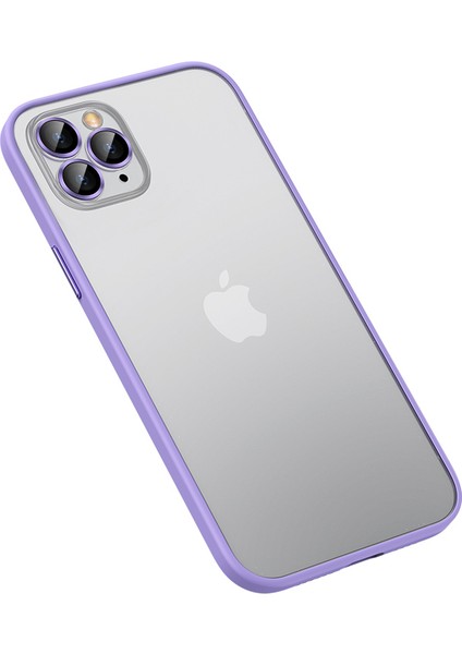 Apple iPhone 13 Pro Max Kılıf Renkli Kenarlı Kamera Lens Koruyuculı Retro Kapak