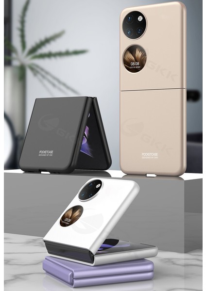 Huawei P50 Pocket Kılıf Renkli Sert Kipta Kapak indirimleri