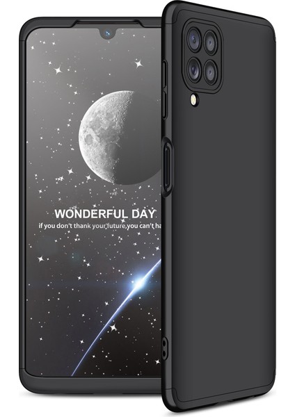 Samsung Galaxy M22 Kılıf 3 Parça 360 Ays Kapak