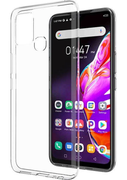 Infinix Hot 10T Kılıf Ultra Ince Şeffaf Silikon
