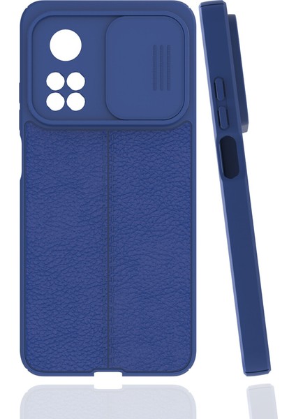 Xiaomi Mi 10T Kılıf Deri Desenli Kamera Korumalı Sürgülü Niss Silikon