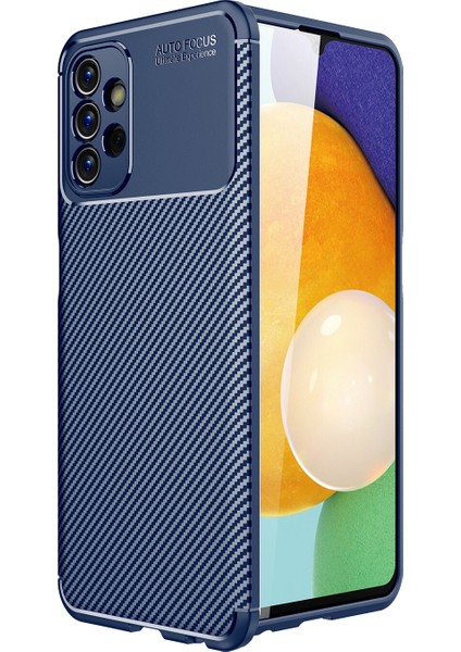Samsung Galaxy A13 4g Kılıf Karbon Desenli Lux Negro Silikon