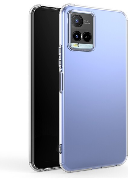 Vivo Y21 Kılıf Ultra Ince Şeffaf Silikon