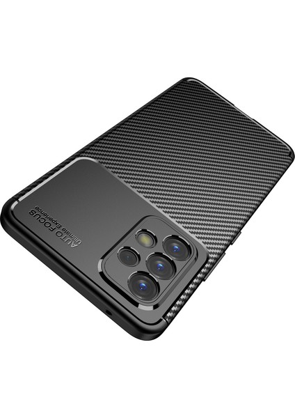 Samsung Galaxy A53 Kılıf Karbon Desenli Lux Negro Silikon