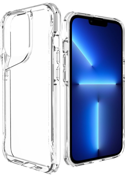 Apple iPhone 12 Kılıf Ultra Korumalı Şeffaf Crystal T-Max Kapak