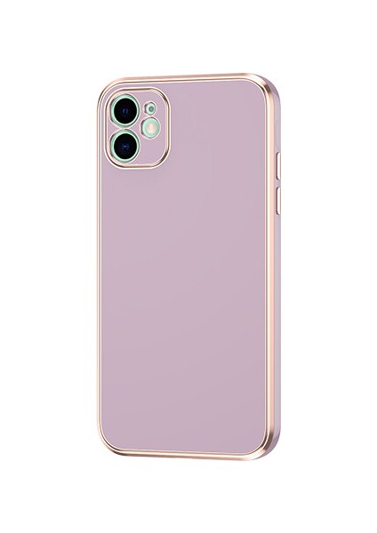 Apple Iphone 12 Kılıf Renkli Parlak Kenarlı Laser Bark Silikon